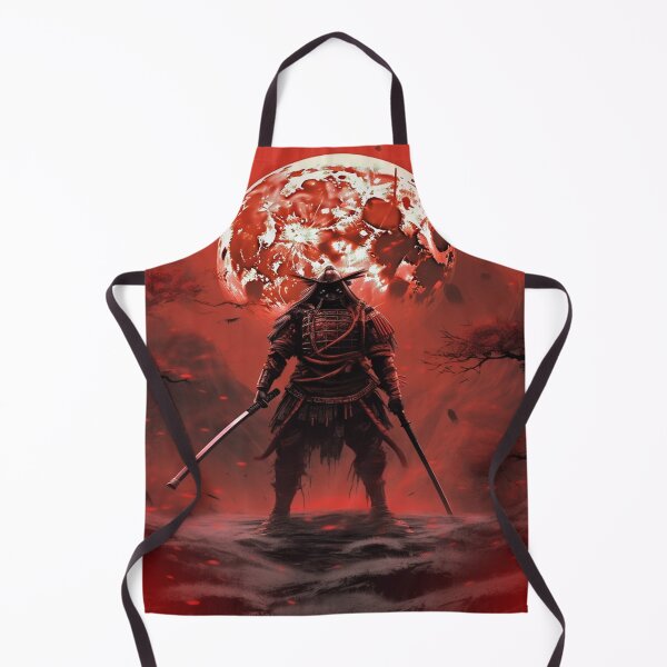 Item preview, "Red Moon over the Battlefield: A Samurai at the Twilight of Battle" designed and sold by Anthonny Barlan.