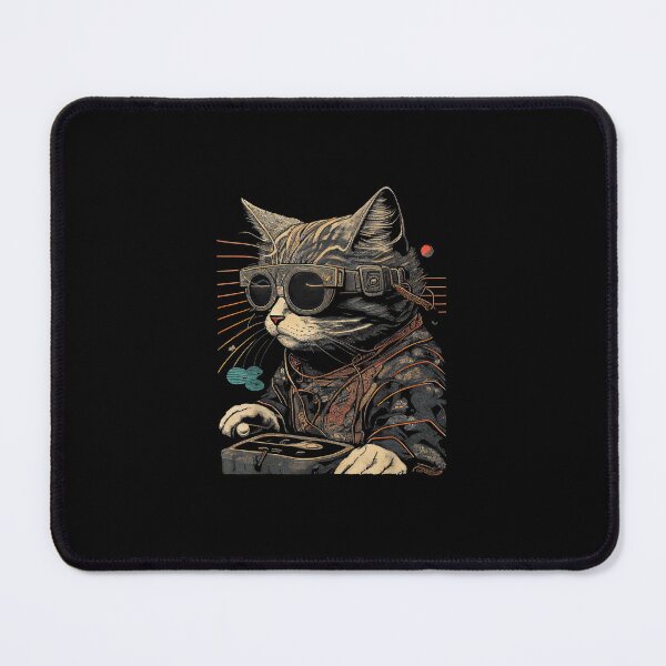 Item preview, Cyberpunk Cat Wearing Vr Glasses designed and sold by vuhungbnz.