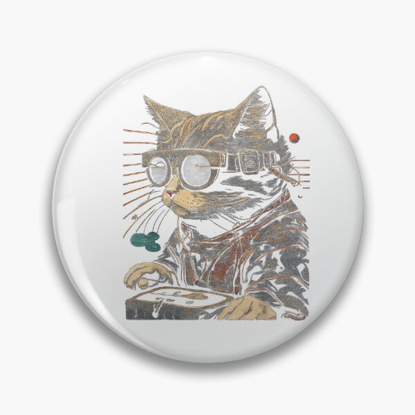 Item preview, Cyberpunk Cat Wearing Vr Glasses designed and sold by vuhungbnz.