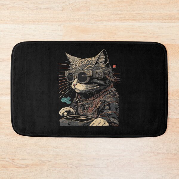 Item preview, Gato ciberpunk con gafas vr designed and sold by vuhungbnz.