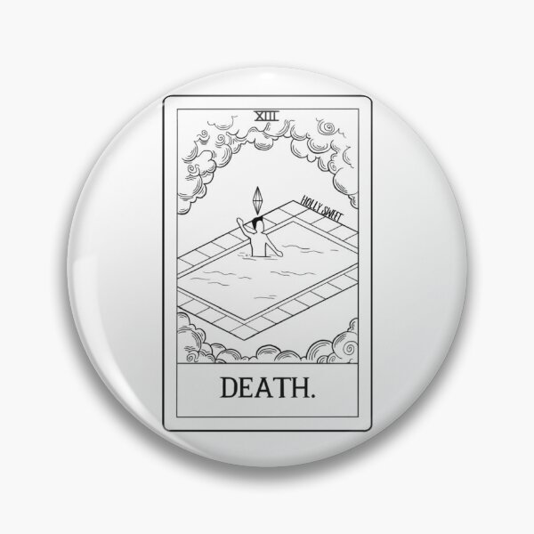 Item preview, The Sims Death tarot card swimming pool   designed and sold by hollyisnotanart.