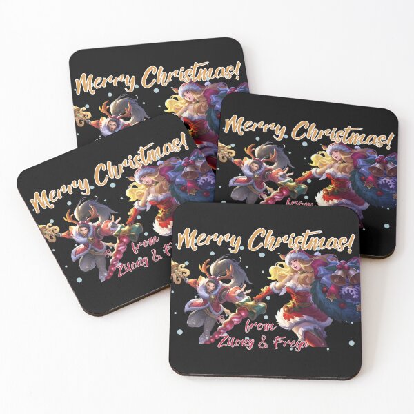 Item preview, Mobile Legends Bang Bang Fan Zilong and Freya Christmas designed and sold by Kormix.