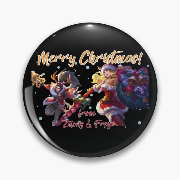 Item preview, Mobile Legends Bang Bang Fan Zilong and Freya Christmas designed and sold by Kormix.