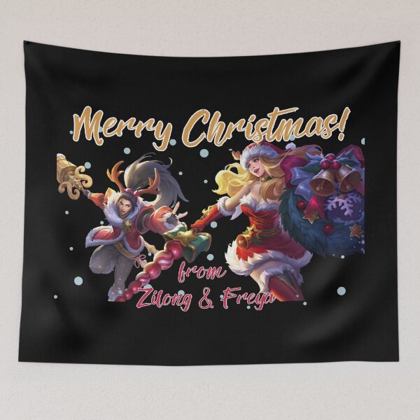 Item preview, Mobile Legends Bang Bang Fan Zilong and Freya Christmas designed and sold by Kormix.