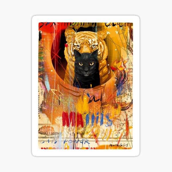 Cat's Power! Sticker