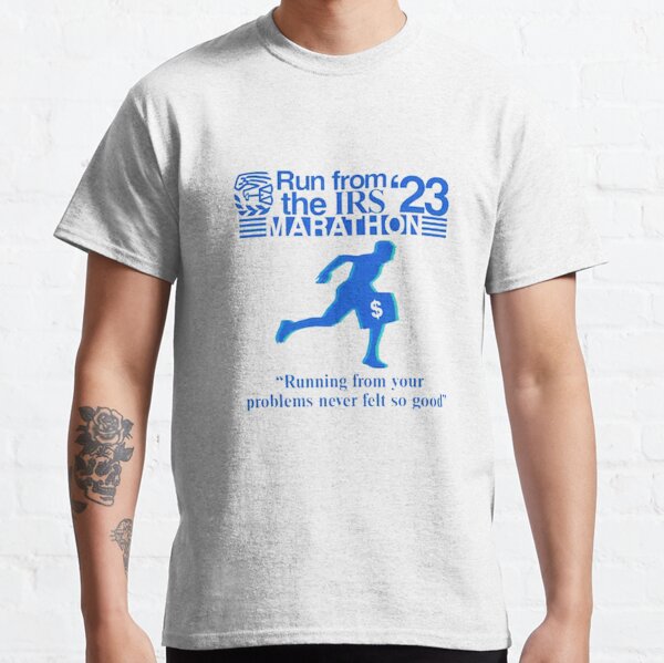 The Marathon Clothing TMC Victory Run a Lap White Graphic T-shirt Size M