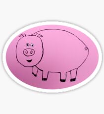 Pig - Cochon - Martin Boisvert Sticker