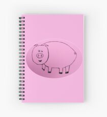 Pig - Cochon - Martin Boisvert Spiral Notebook