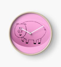 Pig - Cochon - Martin Boisvert Clock