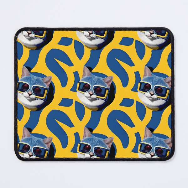 Item preview, Retro Fusion Cat Deco designed and sold by CoterieofMidas.