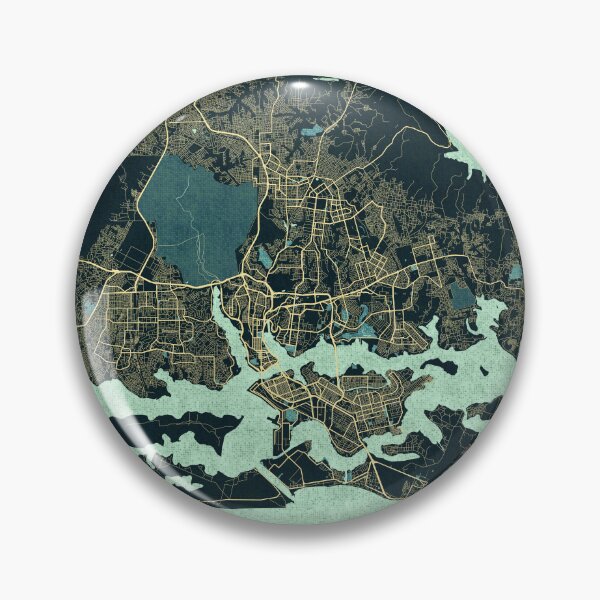 Item preview, Abidjan City Map of Côte d'Ivoire - Summer designed and sold by deMAP.