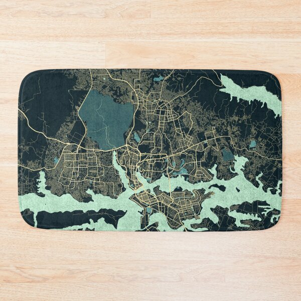 Item preview, Abidjan City Map of Côte d'Ivoire - Summer designed and sold by deMAP.