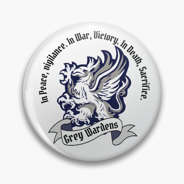 Item preview, Grey Wardens Dragon Age: Origins Logo and Quote designed and sold by Crypt-r0gue.