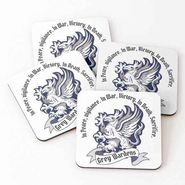Item preview, Grey Wardens Dragon Age: Origins Logo and Quote designed and sold by Crypt-r0gue.