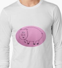 Pig - Cochon - Martin Boisvert T-shirt manches longues