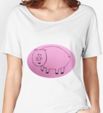 Pig - Cochon - Martin Boisvert Women's Relaxed Fit T-Shirt