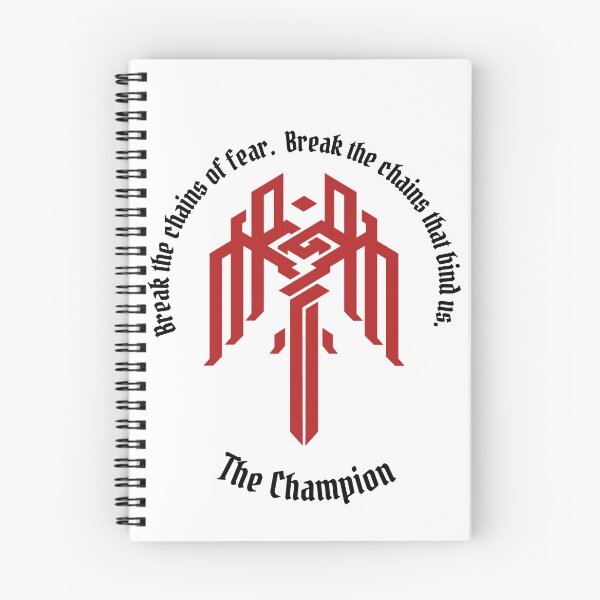 Artikelvorschau, Dragon Age II: The Champion Logo und Zitat entworfen und verkauft von Crypt-r0gue.