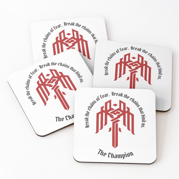 Item preview, Dragon Age II: The Champion Logo and Quote designed and sold by Crypt-r0gue.