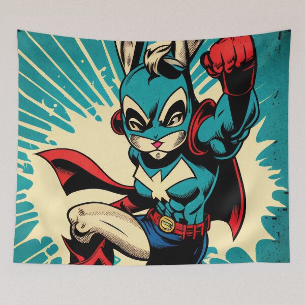 Item preview, Kira the Carrot Girl - The long-eared superheroine designed and sold by Pixelboys.