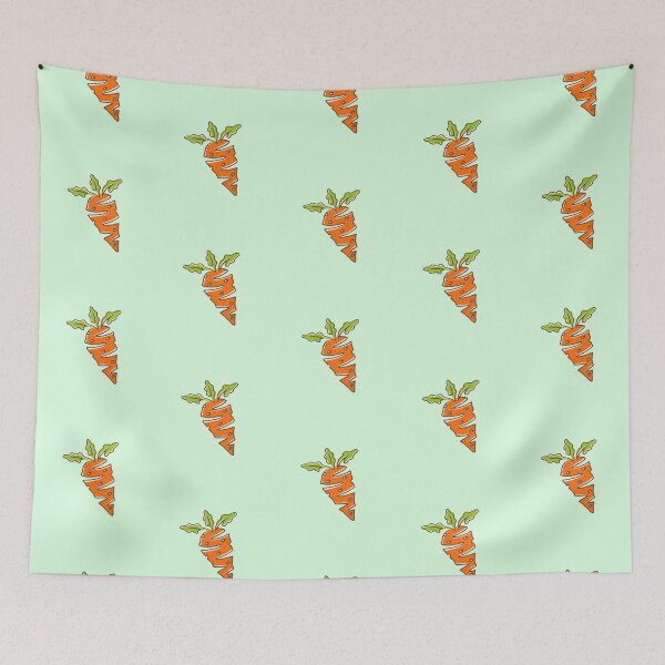 Item preview, Naranja Zanahoria Comida Saludable Vegana designed and sold by Wiggly Lines.