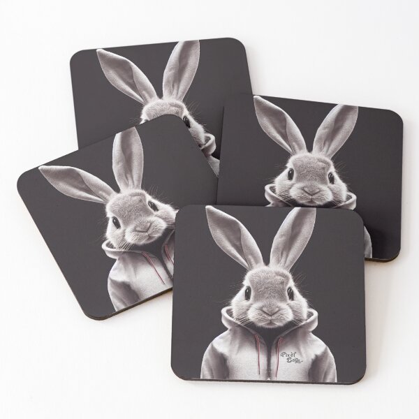 Item preview, The hip Hoppler rabbit Valerian - long-eared Easter bunny crew designed and sold by Pixelboys.