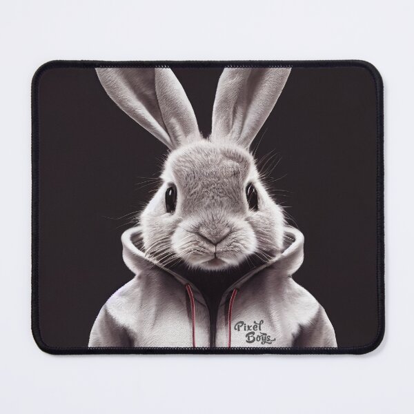 Item preview, The hip Hoppler rabbit Valerian - long-eared Easter bunny crew designed and sold by Pixelboys.