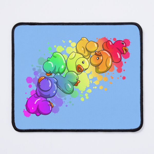 Item preview, Blue Rainbow of Bath Duckies designed and sold by Art by Veya.