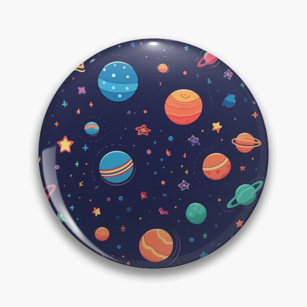 Item preview, Abstract drawing of different planets designed and sold by CreativeJunglee.