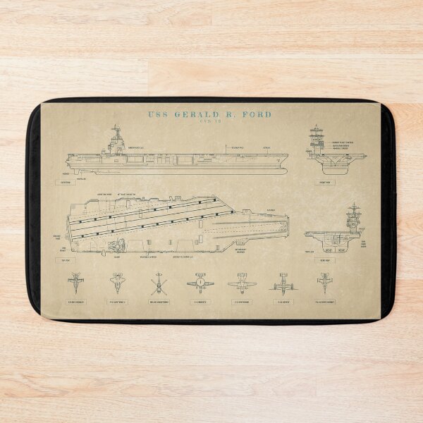 Item preview, USS Gerald R. Ford (Parchment) designed and sold by BGALAXY.