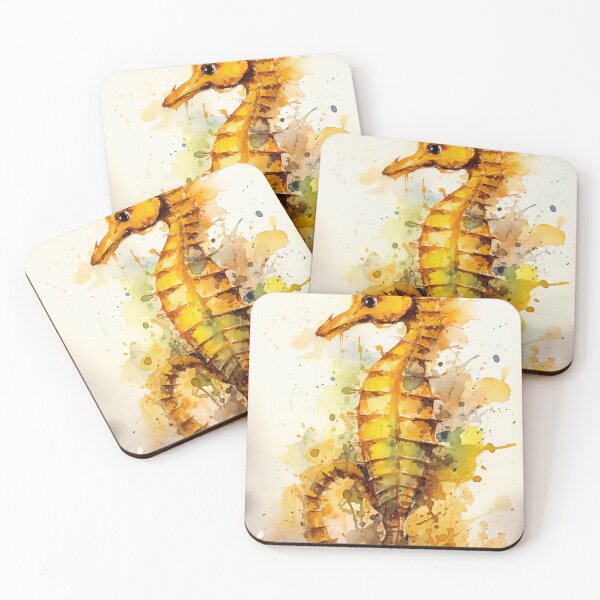 Item preview, Seahorse Radiance Ocean Elegance designed and sold by Paintings By Simon .