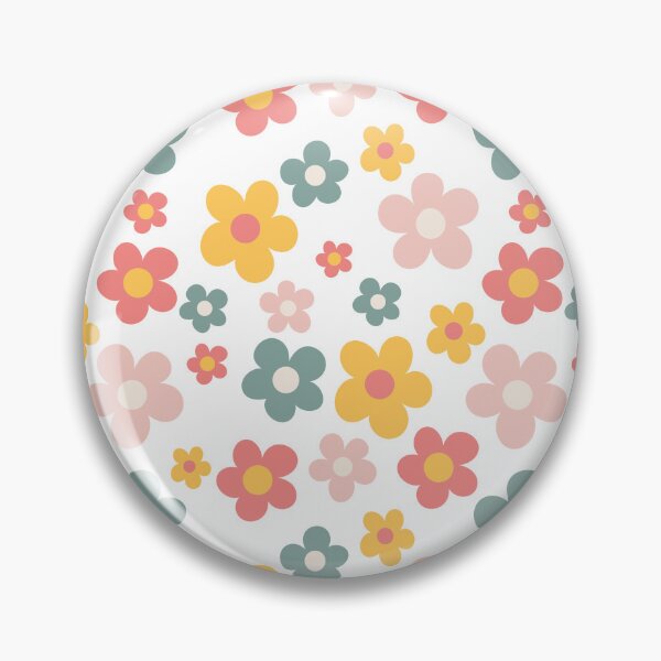 Item preview, Colourful Cute Modern Flowers Pattern designed and sold by Ana Moguš.