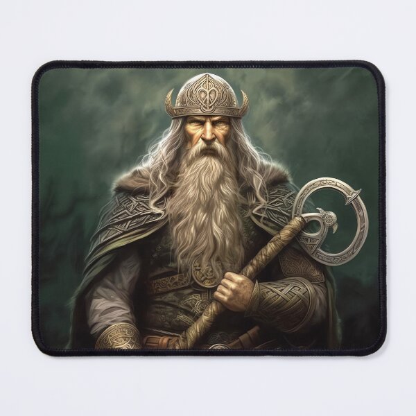 Item preview, Viking Chieftain carrying a staff designed and sold by Paul Fleet.