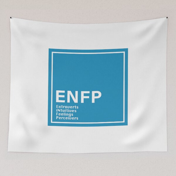 Item preview, MBTI, ENFP , 16 Personalities , blue designed and sold by princessmi-com.