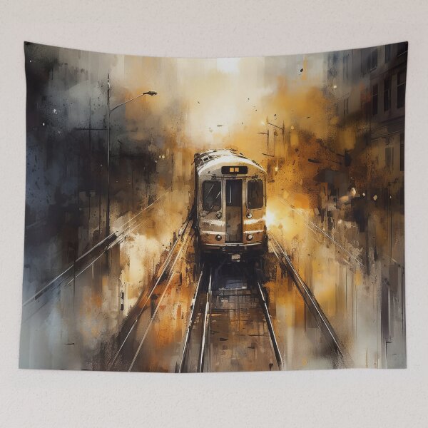 Item preview, Urban Journey Steel Symphony designed and sold by Paintings By Simon .