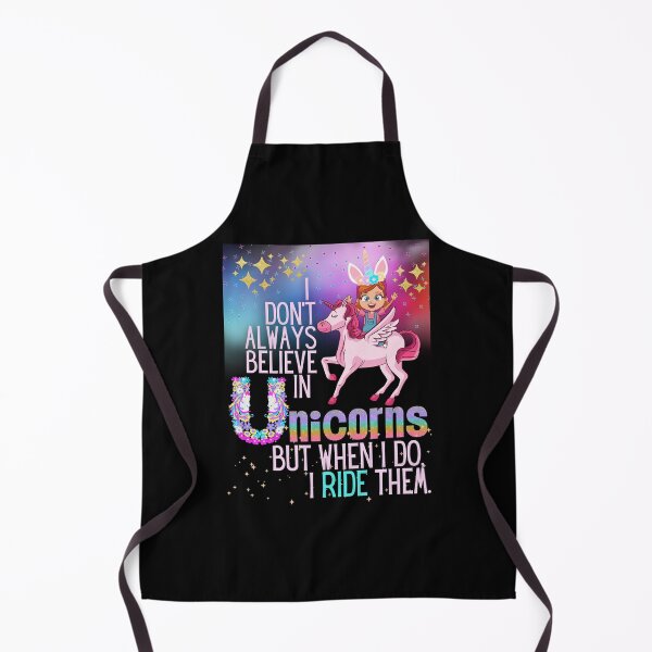Item preview, I don't always believe in unicorns, but when I do I ride them designed and sold by LivingRoomZoo.