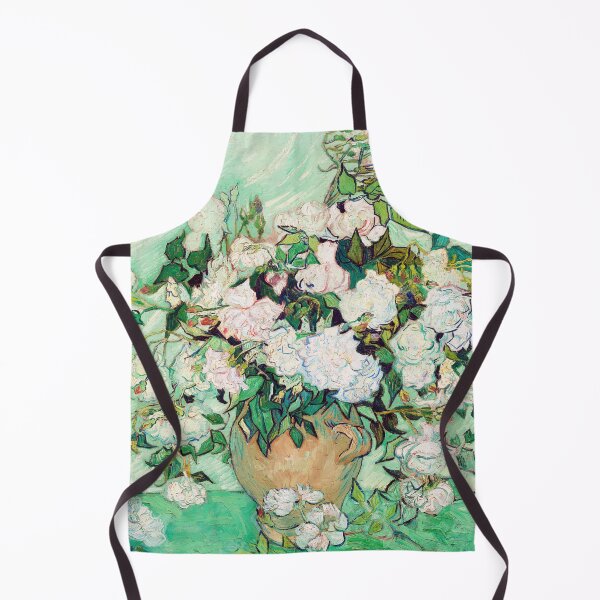 Item preview, Roses Impressionist Painting by Vincent Van Gogh in Green | P40 designed and sold by Piccolo Fiore Prints.