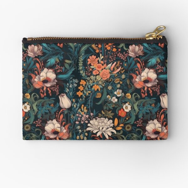 Enchanting Vintage Botanical Print Collection Zipper Pouch