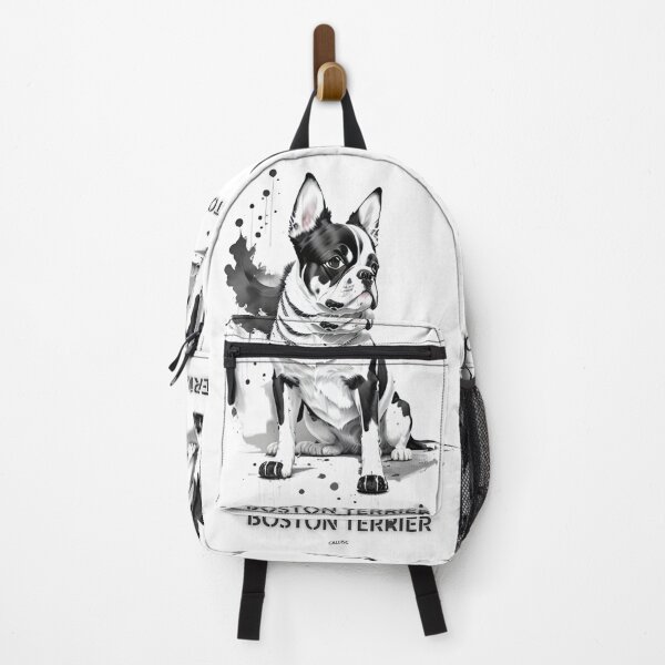 Item preview, Boston terrier dog brush sketch by CallisC Arts designed and sold by CallisC-Arts.