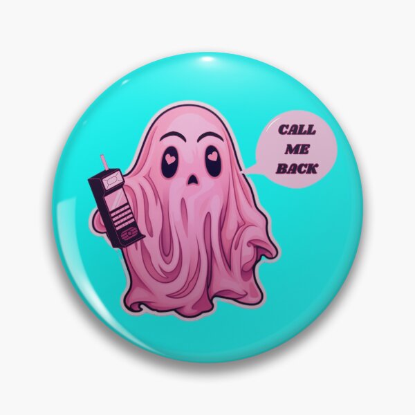 Item preview, Cute Pink Baby Ghostface Call Me Back  designed and sold by KesDesigns ⭐⭐⭐⭐⭐.