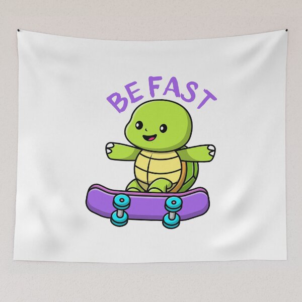 Item preview, Skater Turtle Be Fast designed and sold by Eolithic.