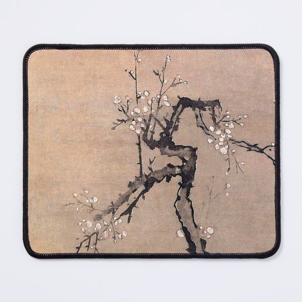 Item preview, Korean Painting Minhwa White Plum Blossoms designed and sold by tangerinemars.