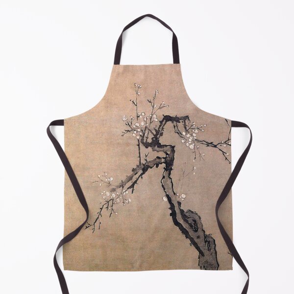 Item preview, Korean Painting Minhwa White Plum Blossoms designed and sold by tangerinemars.