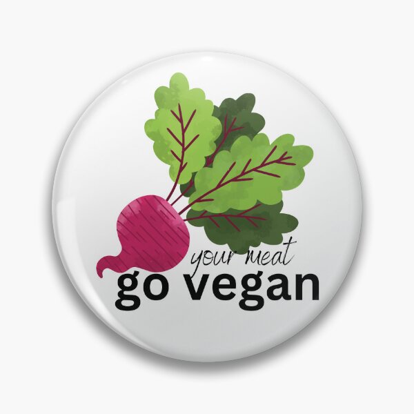 Item preview, Beet your meat, go vegan designed and sold by DreamscapeCat.