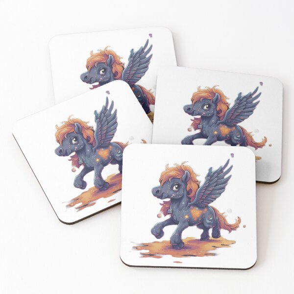 Item preview, Adorable Pegasus in Cartoon Style designed and sold by SADStyleDesigns.
