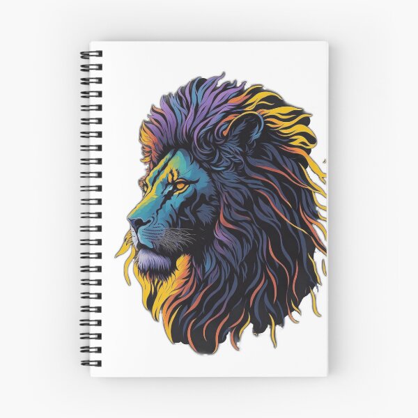 Item preview, Quirky and Bold: 3D Vector Art of a Lion Silhouette against a Sunset designed and sold by RedArtG09.