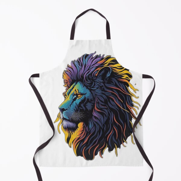 Item preview, Quirky and Bold: 3D Vector Art of a Lion Silhouette against a Sunset designed and sold by RedArtG09.