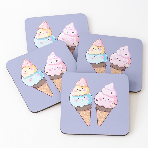 Item preview, Cute ice cream designed and sold by Kinako Studio.