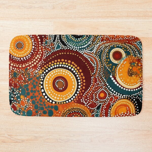 Item preview, An Aboriginal Art Inspired Pattern designed and sold by StudioRedKoala.