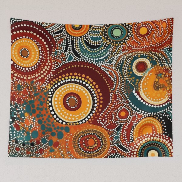 Item preview, An Aboriginal Art Inspired Pattern designed and sold by StudioRedKoala.
