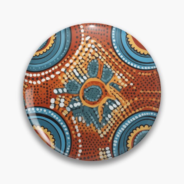 Item preview, An Aboriginal Art Inspired Pattern designed and sold by StudioRedKoala.